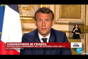 VIDEO Discursul în care Emmanuel Macron şi-a cerut iertare pentru că Guvernul nu a fost pregătit pentru pandemie a stabilit un record de rating la televiziuni