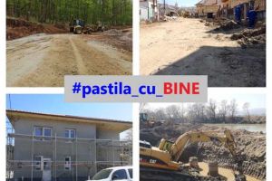 FOTO| „Pastila cu BINE”, zilnică, de la Ciugud: Un nou dispensar medical şi un nou pod peste Râul Mureş, printre lucrările ce continuă pe şantierele din comună