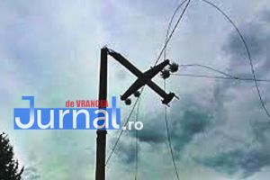 ACUM: Două comune din Vrancea fără curent electric! Vântul crează probleme în judeţ