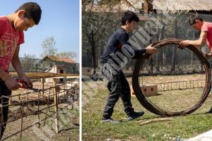 CREVEDIA: Povestea tulburătoare a unui copil care îşi construieşte o casă cu ajutorul a doi prieteni