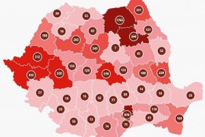 93 de cazuri de Covid-19 confirmate în judeţul Bistriţa-Năsăud