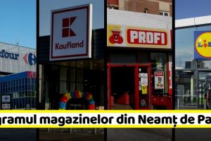 Programul magazinelor din Neamţ de Paşte