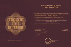 Provident donează 500.000 de lei Asociaţiei „Dăruieşte viaţă”