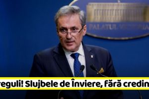 Noi reguli! Slujbele de Înviere, fără credincioşi