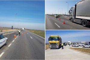 FOTO. Filtre de amploare ale Poliţiei. 130 de autovehicule verificate