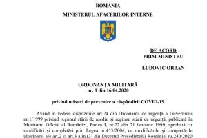 Ordonanţa militară nr.9: Pieţele agroalimentare rămân deschise în anumite condiţii; zboruri suspendate către mai multe destinaţii