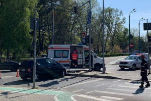 Șofer rănit în urma unui accident petrecut în zona pasajului Michelangelo, la Timişoara