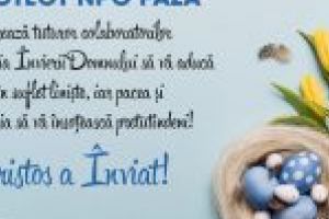 PROTECT NPG PAZĂ: Bucuria Învierii Domnului să vă aducă în suflet linişte!