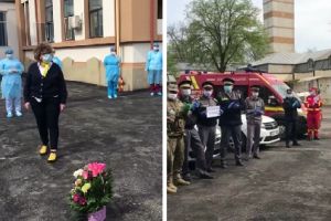 Astazi, aplauzele sunt in onoarea lor! Personalul medical al Spitalului 3, omagiat de politisti, militari si jandarmi