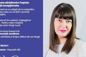 Lavinia Cosma, Deputat USR: mesaj pentru mureşeni, de Sfintele Paşte