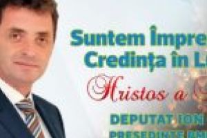 Deputat Ion Cupă, preşedinte PMP Dolj: Suntem Împreună prin Credinţa în Lumină!