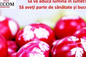 ROTECOM: „Sfintele Sărbători Pascale să vă aducă lumină în suflet!”