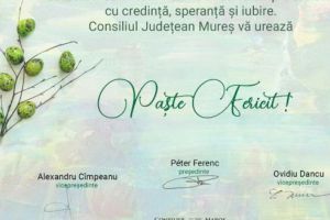 Consiliul Judeţean Mureş vă urează Paşte Fericit!