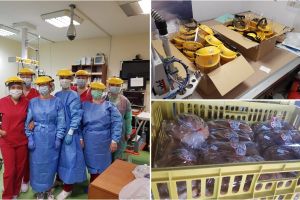 Clinica Sfântul Anton a donat echipamente şi cozonaci cadrelor medicale din Satu Mare