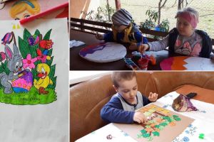 FOTO| Activităţi dedicate Învierii Domnului, desfăşurate acasă de preşcolarii de la Grădiniţa cu Program Prelungit „Dumbrava minunată” Alba Iulia