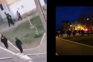 VIDEO| După scandalul de la Hunedoara, poliţiştii i-au căutat pe cei care i-au atacat cu pietre, acasă