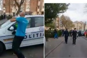 Hunedoara: Poliţişti atacaţi cu pietre într-un cartier din Hunedoara; şapte persoane – reţinute pentru ultraj