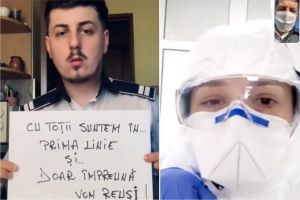 Mesaj emoţionant al unui tânăr poliţist din Oradea pentru bihoreni şi sora lui, asistentă în spitalul COVID-19: „Cu toţii suntem în prima linie! #Anda, eşti eroul meu!