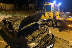 FOTO Accident pe o stradă din Botoşani! Șoferul abia se ţinea pe picioare