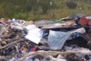 FLAGRANT DELICT. O basculantă plină cu deşeuri, descărcată în mijlocul naturii! La doar câţiva kilometri de intrarea în Reşiţa! [VIDEO]