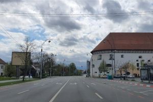FOTO: Sibiul în a doua zi de Paşti – Străzile sunt pustii