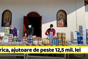 Ajutorul concret al Bisericii în actuala criză medicală depăşeşte 12,5 mil. lei