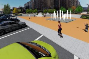 Pietonalul din Răcădău. Diferenţa dintre teorie şi practică