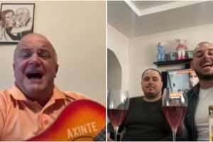 Eforie Sud. Axinte canta alaturi de Catalin Ion si Alexandru Enea: Din sapte izolete, voi ati ajuns vedete, noroc cu pandemia, va stie Romania!“ (video)