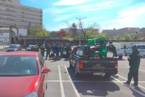 După ce a trimis zeci de elevi în SPITAL, firma DD Chim – Hunedoara revine pe străzile Aradului pentru acţiuni de dezinfecţie
