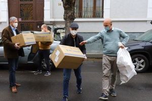 SOLIDARITATE. Cum au fost distribuite în Mureş ajutoarele din Ungaria. FOTO