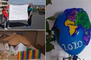 FOTO Știrea Ta| Ziua Pământului sărbătorită de copilaşii din Alba prin activităţi deosebite de artă plastică