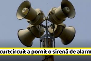 Un scurtcircuit a pornit o sirenă de alarmare în Piatra-Neamţ