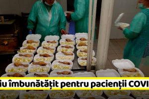 Meniu îmbunătăţit pentru pacienţii COVID-19 internaţi la Piatra-Neamţ