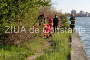 Alerta la ISU Dobrogea. Persoana inecata in lacul Tabacarie (galerie foto+video)    