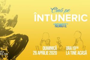 „Cina pe întuneric… de acasă”. Provocare pentru cei care vor să „vadă” lumea în întuneric
