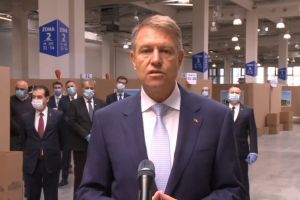 Klaus Iohannis, o noua declaratie publica, in urma vizitei la Unitatea de Suport Medical Bucurestii Noi 
