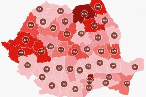 150 de cazuri de Covid-19 confirmate în judeţul Bistriţa-Năsăud. Încă patru persoane s-au vindecat