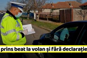 NEAMȚ: L-au prins beat la volan şi fără declaraţie