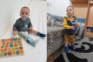 Un băieţel suferă de o boală rară – Raul are nevoie de 100.000 de dolari ca să plece în America la operaţie
