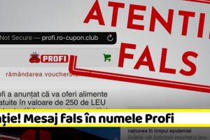 Atenţie! Un mesaj fals vizează magazinele Profi