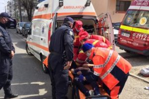 Femeie accidentată la Mărăcineni