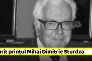 A murit prinţul Mihai Dimitrie Sturdza