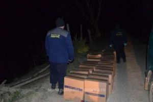 Peste 20.000 pachete ţigări depistate la graniţa cu Ucraina