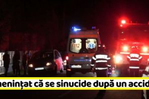 NEAMȚ: Un minor a furat o maşină, a făcut accident şi a ameninţat că se sinucide