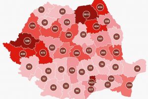 156 de cazuri de Covid-19 confirmate în judeţul Bistriţa-Năsăud. Încă trei persoane s-au vindecat