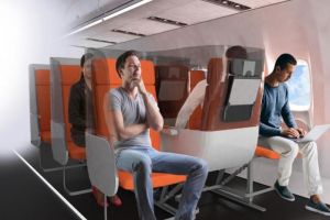 FOTO: Zborul cu avionul va arăta altfel după pandemia de coronavirus