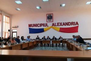 Ședinţă de lucru a Consiliului Local Alexandria, cu amânarea la plată a chiriei datorate bugetului local de către IMM-uri, pe ordinea de zi