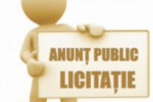 Anunţ de licitaţie pentru închirieri bunuri publice