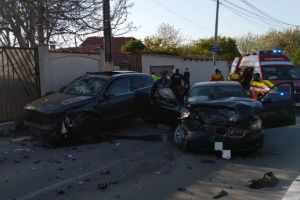 UPDATE: Accident rutier cu victima in Navodari. Implicate doua autoturisme   
