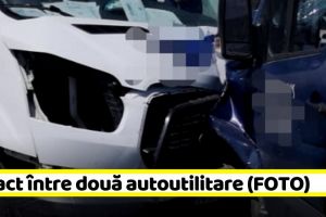 NEAMȚ: Impact între două autoutilitare (FOTO)